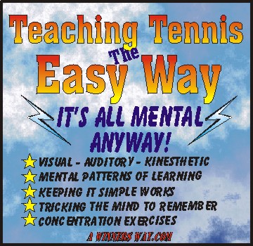 teaching tennis